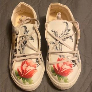 NEEFS tennis shoes rose sz 38 8